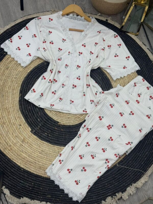 Pyjama cerise tendance 🍒 SHEIN pyjama - Image 2