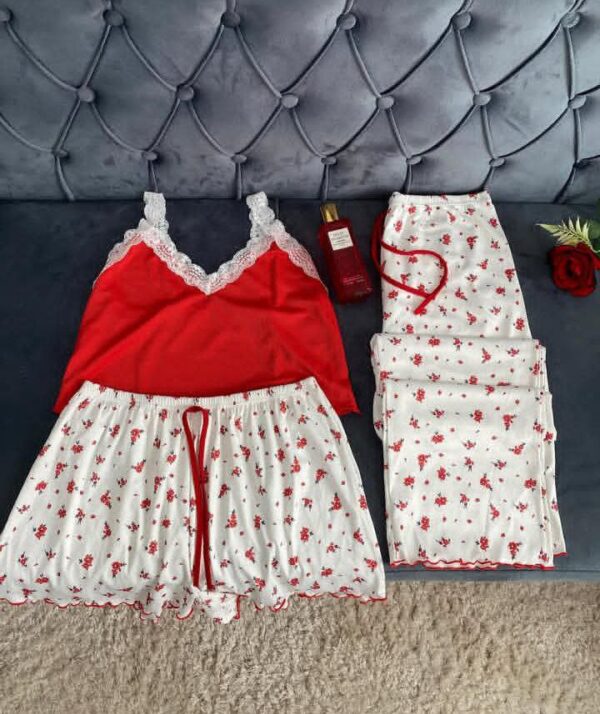 Pyjama 3 pièces Fleural