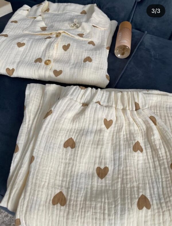Brown Hearts Pyjama 🤎 - Image 2